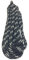 Big Laces Round Bootlaces 4mm wide (Black Grey,180cm)
