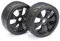 Absima 2530003 - RC Car Räderset LP Buggy Street 1:8, 2 Stück, schwarz
