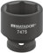 MATADOR Kraft-Steckschlüsseleinsatz, 12,5(1/2): 16 mm, 7475 0160