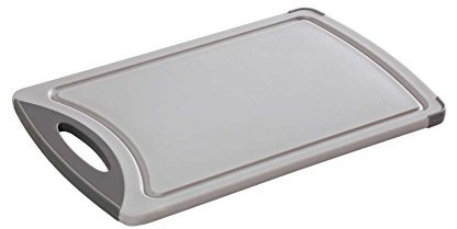 Zassenhaus 0000062113 Schneidbrett, Kunststoff, grau, 1,2 x 20 x 31,2 cm