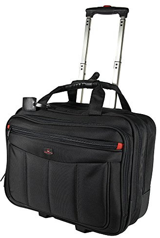 Trolley, Businesskoffer, Aktenkoffer, Pilotenkoffer, Aktentrolley mit Laptopfach, Dokumentasche, Handgepäck, Boardgepäck, Business-Akten-Trolley,
