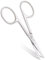 Fine Lines - Thin Nail Scissors - Stainless Steel STRAIGHT Scissor for Women & Men - Silver Manicure Scissors for Nails, Cuticle & Hair Trimming- Suitable for Manicure, Pedicure, Hair & Beard Grooming
