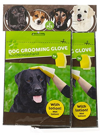 EMA Gant de Toilette pour Chien Couleur Aléatoire