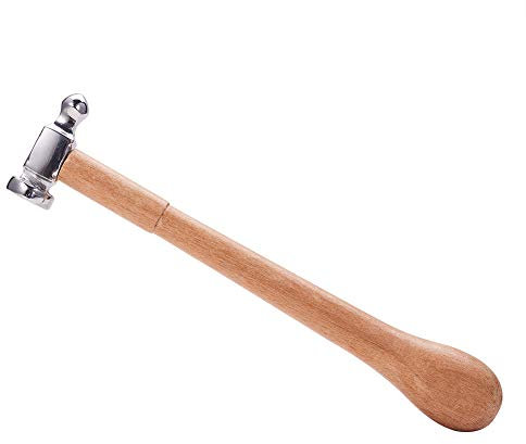 BENECREAT 85G Martello a percussione a percussione in Acciaio al Carbonio per Martello per Design Gioiello e Uso Domestico 25x5,7 cm