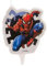 dekora - Spiderman Geburtstag Deko Kerze 2D - 7 cm