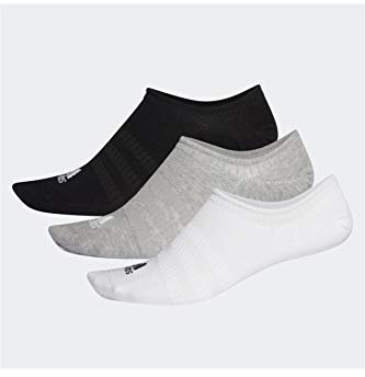 adidas Herren Light Nosh 3pp Unsichtbare Socken, Mgreyh/Weiß/Schwarz, L EU