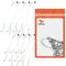 Rodeel 8 PCS Sea Fishing Rigs Pulley Rig Double & Single Hook Clipped (4 PCS Single & 4 PCS Double Pulley Rigs)