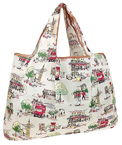 Wrapables A72024c Einkaufstasche, strapazierfähig, groß, Nylon, wiederverwendbar, England