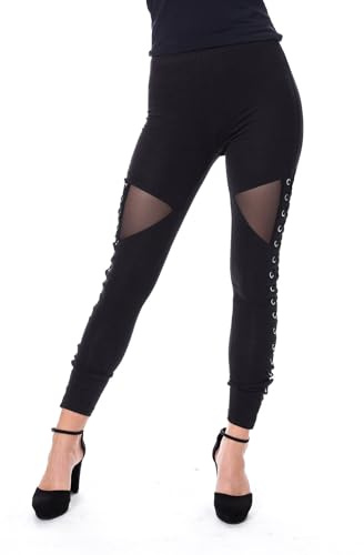Vixxsin Onyx Leggings Women Leggings Black L, 95% Cotton, 5% Elastane, Skinny