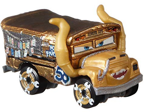 Mattel Cars Mini Racer Miss Fritter Gold GLD62 4x2x2cm