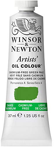 Winsor & Newton Artists' Oil Paint, 37ml Tube, Cadmium-Free Green Pale
