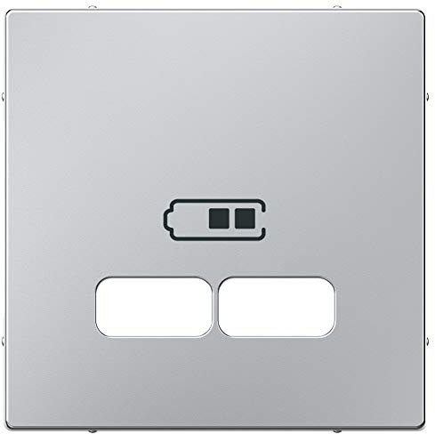 Schneider Electric MTN4367-0460 Tapa cargador USB 2,1A elegance Aluminio