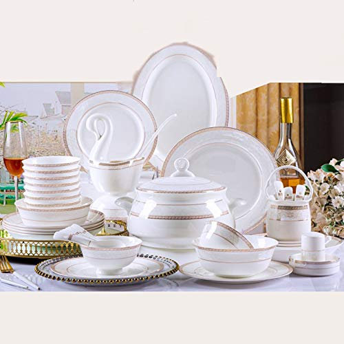 Assiette Creuse Assiettes Salad Porcelaine Bols À Tapas Exquisite Phnom Penh Simple Elegant Free From Vulgarity Style Used For Dinner Gifts,A