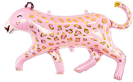 Folienballon Leopard 103x60cm für Helium geeignet Luftballon Kindergeburtstag Schulanfang