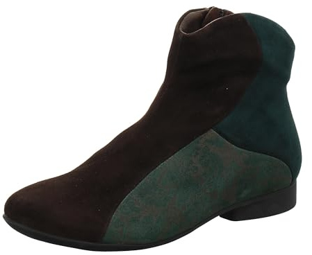Think! Damen Guad, nachhaltige, Leder gefütterte Stiefelette, 3010 Mocca/Kombi, 37 EU