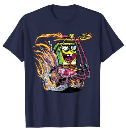 SpongeBob Schwammkopf SpongeBob Comic Bike T-Shirt