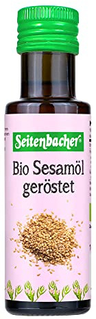 Seitenbacher Bio Sesam Würz Öl I geröstet I Erstpressung I kaltgepresst I nativ I (1x100 ml)