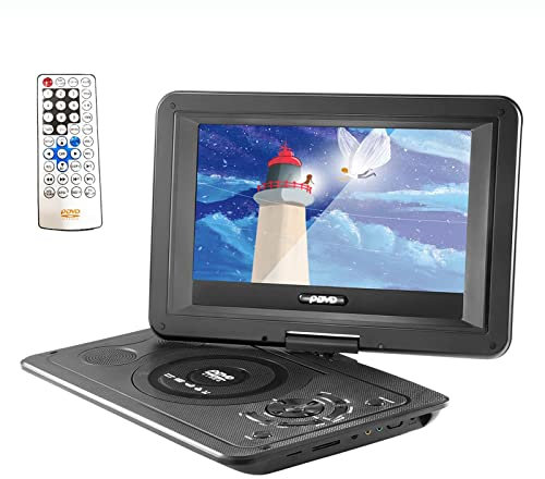 ZXNQ Portable 13.9inch DVD Player, Home HD Car VCD CD TV Player USB Radio, for Home/Office/Vehicle, Built-in 800mah rechargeable lithium battery