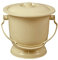 MagiDeal Pot de chambre avec couvercle, bassin crachoir résistant aux éclaboussures couleur vive enfants adultes avec poignée pratique en plastique, clair