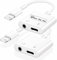 [Apple MFi Certified] iPhone Headphones Adapter 2 in 1 Aux Audio+Charge Lightning to 3.5mm Headphone Jack Compatible with SE/6/6S/7/8//X/XR/XS/11/12/13/iPad Support All iOS Systems