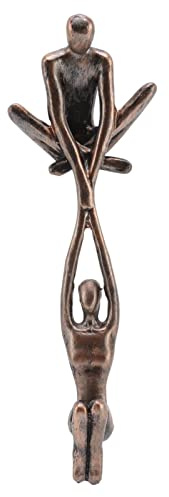 TOPINCN Liebhaber-Skulptur, Harzmaterial, Abstrakte Kunst, Paar, Mann, Hebende Frau, Tanzende Figur, Ornament, Romantische Desktop-Figur
