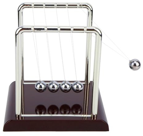Kugelspiel, Balance Pendel, Physik Deko für Schreibtisch, Pendelball Spielzeug, Pendel Dekoration