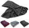 heimtexland ® hochwertige Wohndecke Strick Sofadecke Super Soft Fleece 150x200 Kuscheldecke Typ854 Anthrazit meliert