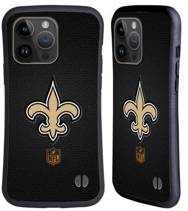 Head Case Designs Offizielle NFL Fussball New Orleans Saints Logo Hybride Handyhülle Hülle Huelle kompatibel mit Apple iPhone 15 Pro Max