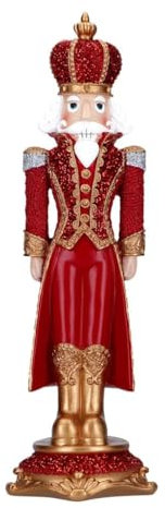 Timstor Soldat Casse-Noisette en uniforme de Noël 46 cm