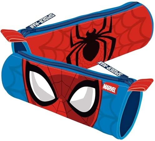 ARDITEX Marvel-Spiderman SM16424 Federmäppchen, zylindrisch, 21 x 7 x 7 cm, Spiderman