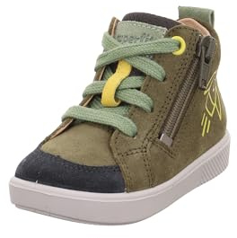 Superfit Jungen SUPIES Sneaker, GRÜN/GRAU 7000