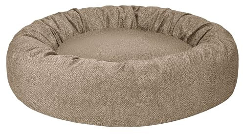 Schecker Hundebett - Bensersiel - Oeko-Tex-zertifizierter Stoff 100 cm braun