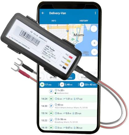 GPS7000-4G Hidden GPS Tracker for Vehicles | 6 Months of Service Included | Easy Self-Installation | After the 6 Months Included in the Service, You can Choose to Subscribe | No Hidden Fees