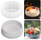 Moule Epoxy Silicone Bols, Moule en Résine Époxy Bol Moule, 18 x 18 x 6CM Assiette Tray Bowl Resin Mold pour Bougeoir, Récipient de stockage,Plantes en pot
