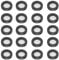 20pcs Water Hose Gasket, Shower Head Filter Gasket Garden Hose O Ring Rubber Washers Plumbing Faucet Washers Prevent Pipe Leakage Seal Washers Assortment for Connecting Handheld Shower Hose & Head