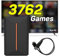 SVP Game - Disco Duro Retro 500 GB con +3.700 Juegos +14 Emuladores Arcade Games hasta AAA, Disco Duro Externo para Windows 8.1, 10 y 11 - Hard Drive Gaming, Emulador LaunchBox