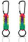 TPTGIAR 2 Stück Paracord Schlüsselanhänger Karabiner, Bunt Geflochtene Lanyard Schlüsselband mit Karabiner, Karabiner Schlüsselanhänger Personalisiert, Karabinerhaken Schlüsselanhänger für Wandern