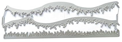 WASTEBIN Gras Rahmen Metall Stanzformen Schablonen Für Scrapbooking Dekorative Präge Papier Karten Vorlage Dekor Stanzungen