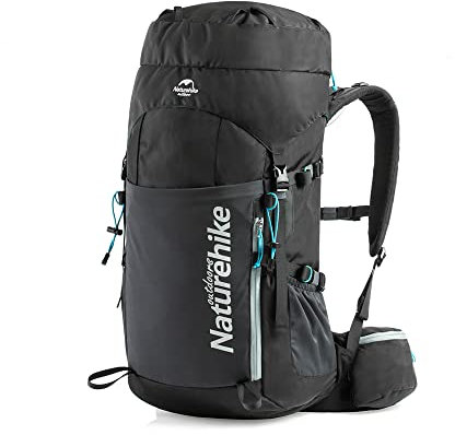 Naturehike Wanderrucksack 45/55L Herren Damen Ultraleichter Wasserdichter Trekkingrucksack Reiserucksack mit Regenhülle für Camping Trekking Mountainering