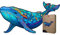 HP Holzpuzzle Wal Tiere Puzzle 73 Teile A4 21x29,7cm Luxusverpackung Puzzle Für Kinder und Erwachsene