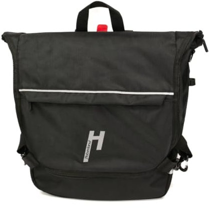 Haberland Sporty Fahrrad Rucksack/Gepäckträgertasche schwarz