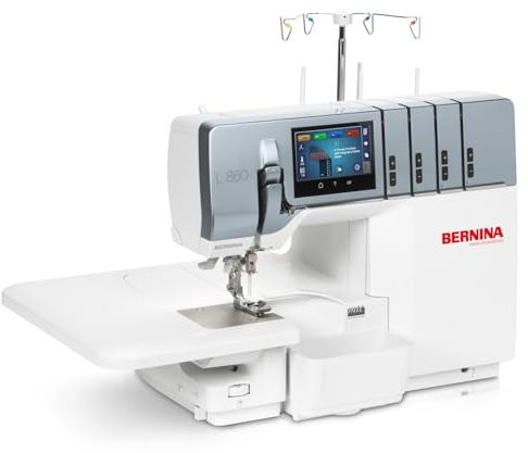 Bernina Overlock L860 mit Kniehebel und Lufteinfädelung