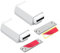Sreuyong 2 Pack Heavy Duty Push Latch & Lock for Hidden Door Touch Latches and Catch Magnet Push Release Drawer Pull Tip, White Easy to Use