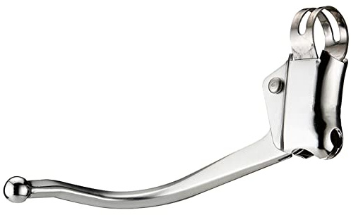 SPYMINNPOO Bremshebel, Retro -Straßenbikes Im Lenker Bent Bar Bremshebel Fixed Gear Bike Bike Bremsgriff (Black) (Silver)