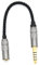 Cpolebev Adaptador de Auriculares Balanceado HiFi de 4,4 Mm Cable de Audio 4.4 XLR 4 Macho a Hembra ÁNgulo