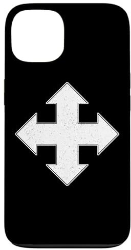Pfeilkreuz-Symbol Kreuz Barby Barbee Hülle für iPhone 13