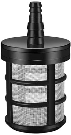 Garden Sediment Filter - Pump Sediment Filter Suction Pipe Filter Joint | 50 Mesh Stainless Steel Inlet Pipe Filter Irrigation | Hose Inline Strainer Cleaning and Pumping Equipment