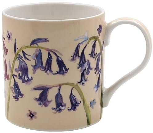 The Leonardo Collection Bluebells Mug Jennifer Rose Gallery for Hot & Cold Drinks | Durable Coffee Cups for Home & Office | Comfortable & Easy-to-Hold Coffee Mugs for Beverages & Daily Use