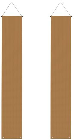 WHJSHOP Banner für Abschlussfeier, Veranda, einfarbig, braunes Muster, Dekor-Banner, Türschild, für drinnen und draußen, Hof, Party, 30,5 x 180,9 cm