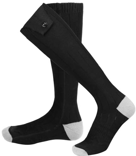 Heated Socks for Men Women, Rechargeable Electric Heated Socks Up to 8H
